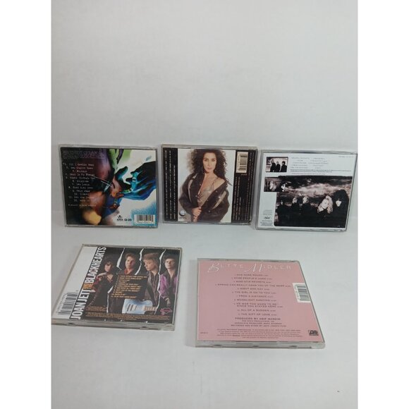 Mixed CD Lot Of 5 Alanis Morissette Cher Bette Midler Joan Jett Heart - Picture 5 of 5